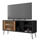 Rack Bancada Para TV Até 55 Polegadas Frizz Preto Caemmun