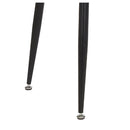 Mesa Aparador Escrivaninha 110 cm Glass Preto Opt