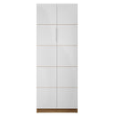 Kit Conjunto Escritório 4 Peças Cubic Branco Caemmun