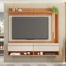 Painel Para TV Até 60 Polegadas Marrom Vivenda Caemmun