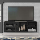 Rack Bancada Para TV 55 Polegadas Multiverso Preto Caemmun