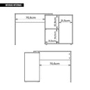 Mesa Para Escritório Office Future Marrom Caemmun