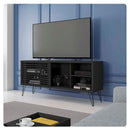 Rack Bancada Para TV Até 55 Polegadas Frizz Preto Caemmun