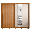 Guarda Roupa Casal 2 Portas 4 Gavetas Imper Marrom Caemmun