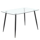 Mesa De Jantar Decorativa Glass 130 cm Opt