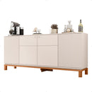 Buffet Aparador 4 Portas Balcão Bege Jace Caemmun