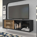 Rack Bancada Para TV 55 Polegadas Preto Multiverso Caemmun