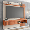 Painel Para Tv Até 65 Polegadas Jade Marrom Caemmun