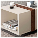 Mesa de Centro Núbia Off White / Havana - Caemmun