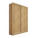 Guarda Roupa Solteiro Grande 2 Portas Marrom Glass Caemmun