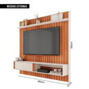 Painel Para TV até 65 Polegadas Sena Marrom Caemmun