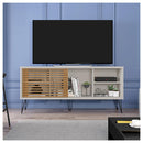 Rack Bancada Para TV Até 55 Polegadas Frizz Bege Caemmun