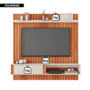 Painel Para TV até 65 Polegadas Sena Marrom Caemmun