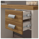 Kit Conjunto Escritório 3 Peças Marrom Studio Caemmun