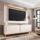 Bancada Rack com Painel  Para Tv até 65 Polegadas Jace Bege