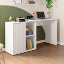 Mesa De Computador Com Porta De Correr Future Branca Caemmun