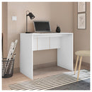 Mesa Para Computador Escritório 90 Cm Cubic Branco Caemmun