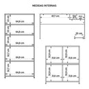 Kit Conjunto Escritório Gamer 3 Peças Pixel Preto Caemmun