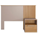 Cabeceira Para Cama De Solteiro Oberon Marrom Caemmun