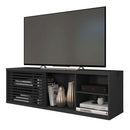 Rack Bancada Para TV 55 Polegadas Multiverso Preto Caemmun