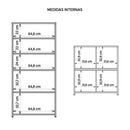 Kit Mesa Gamer Armário Alto Escritório Pixel Preto Caemmun