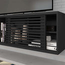 Rack Bancada Para TV 55 Polegadas Multiverso Preto Caemmun