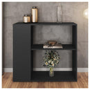 Aparador Buffet Decorativo 1 Prateleira Preto Opala Caemmun