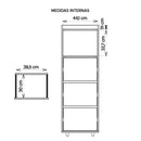 Gaveteiro Escritório Armário Studio Multifuncional Caemmun