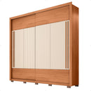 Guarda Roupa Roupeiro Roma 2 Portas 4 Gavetas Marrom Caemmun