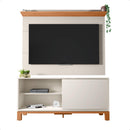 Bancada Rack Com Painel Para Tv Até 45 Polegadas Jace Bege