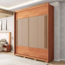 Guarda Roupa Roupeiro Roma 2 Portas 3 Gavetas Marrom Caemmun