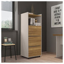 Kit Conjunto Escritório 3 Peças Marrom Studio Caemmun