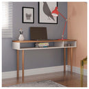 Mesa Para Computador Escrivaninha Marrom Multi Caemmun