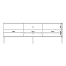 Bancada Rack TV até 70 Polegadas  New Frizz  Branco Caemmun