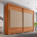 Guarda Roupa Casal Roma 2 Portas 6 Gavetas Marrom Caemmun