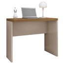Mesa De Computador Escritório Studio Marrom Bege - Caemmun