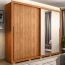 Guarda Roupa Casal 2 Portas 4 Gavetas Imper Marrom Caemmun