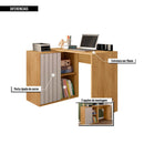 Mesa Para Escritório Office Future Marrom Caemmun