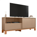 Bancada Rack Para TV até 55 Polegadas Jace Marrom Caemmun