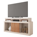 Bancada Rack Para TV 55 Polegadas Frost Marrom Caemmun