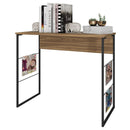 Livreiro Aparador Sala De Estar Fabrick Marrom Caemmun