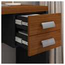 Mesa Com Gaveteiro Escritório 90 Cm Marrom Studio Caemmun