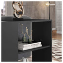 Mesa Lateral De Apoio Decorativa Centro Opala Preto Caemmun