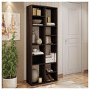 Hall De Entrada Estante 12 Prateleiras Marrom Side Caemmun