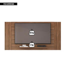 Painel TV Até 55 Polegadas 4 em 1 Marrom Multiplus Caemmun