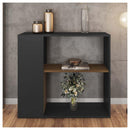 Aparador Buffet Decorativo 1 Prateleira Opala Preto Caemmun