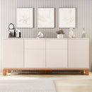 Buffet Aparador 4 Portas Balcão Bege Jace Caemmun