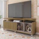 Rack Bancada Para Tv até 65 Polegadas Stars Marrom Caemmun