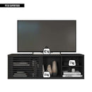 Rack Bancada Para TV 55 Polegadas Multiverso Preto Caemmun