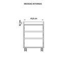 Kit Conjunto Escritório 4 Peças Studio Marrom Caemmun